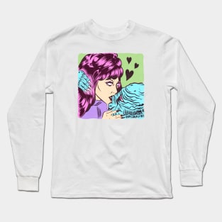 Poison Ivy loves the Creature by Bad Taste Forever Long Sleeve T-Shirt